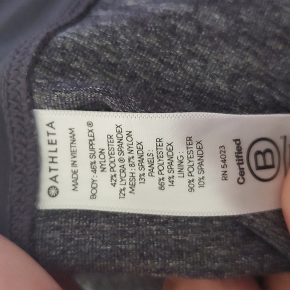 Athleta Excursion Hybrid Mid-Rise Tennis Skort in Dark and Heathered Gray Sz S - Picture 9 of 9